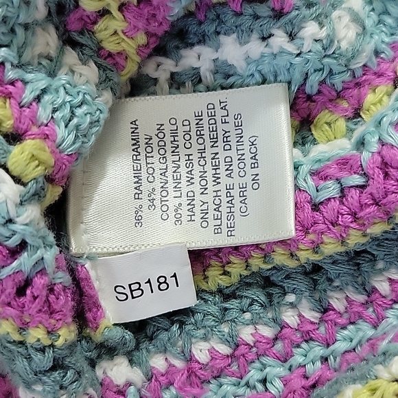 VTG 2000 Susan Bristol Crocheted Sleeveless Top - Picture 6 of 7